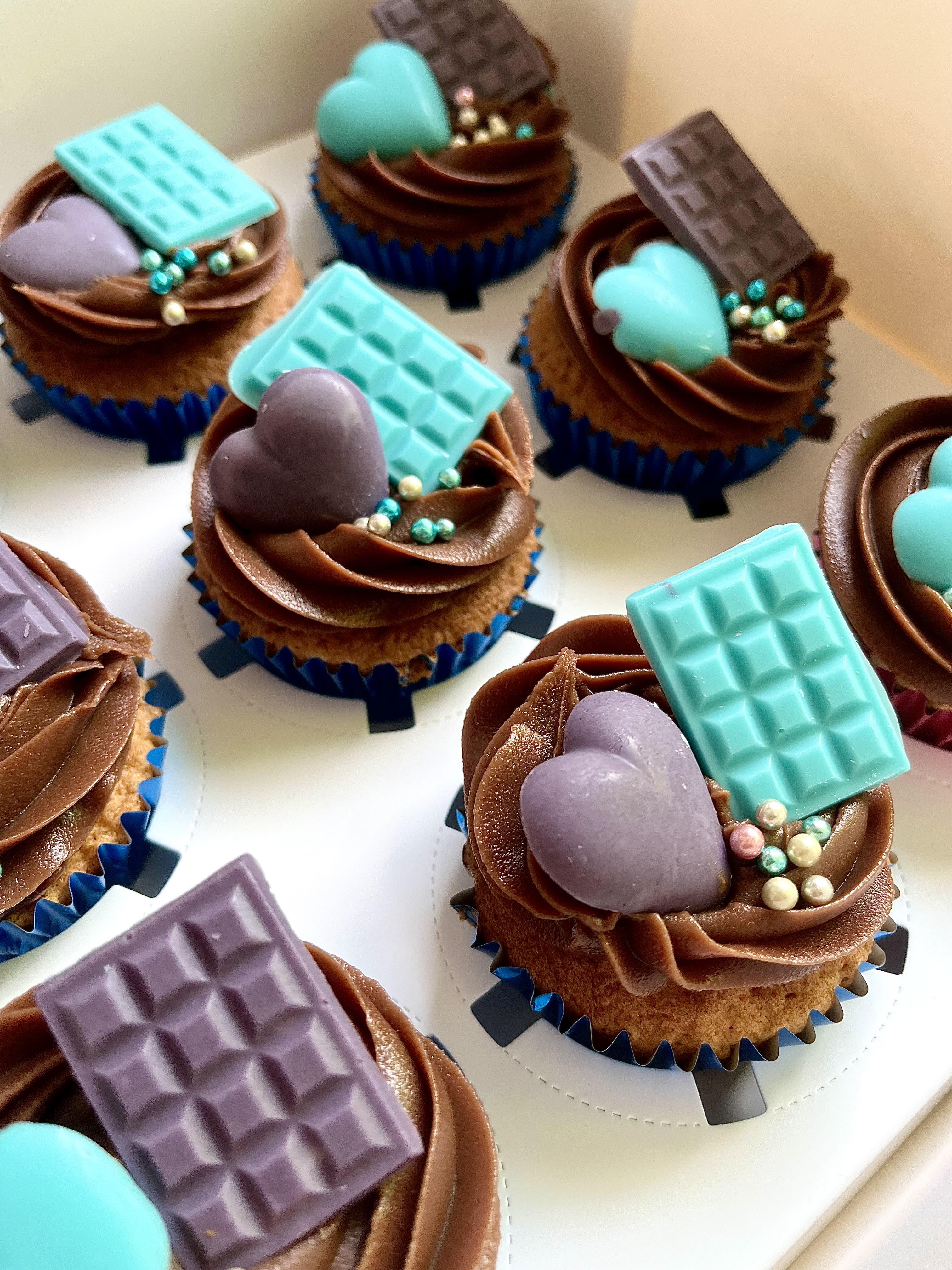 Image de Cupcakes mauve et bleu 💜🩵
